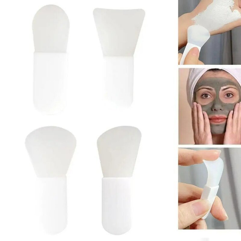Silikonowa szczotka do maseczki do twarzy Miękka pielęgnacja skóry twarzy Przenośne narzędzia błota wielokrotnego użytku Kremowa maska Piękno DIY Pędzle do twarzy Makijaż M8D2