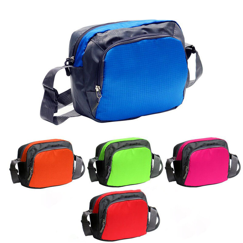 Fashion Customized Sports Crossbody Bags Casual Single Shoulder Bag Customize Your Logo Name Image Outdoor Zipper Messenger Bag