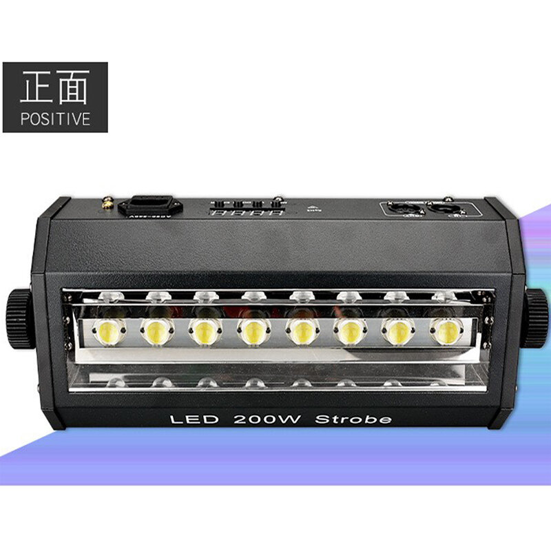 Cao Sáng Nổ Mìn Sáng Đèn Led 200W Ánh Sáng Nhấp Nháy 8 Cái RGB 3 Trong 1/Trắng DMX 512 Điều Khiển Cho KTV Disco Đêm Đảng