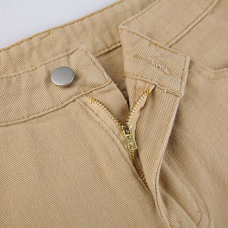 Modne luźne jeansy Y2k damskie z wysokim stanem rozciągliwe spodnie damskie z szerokimi nogawkami i wygodnymi dżinsowymi spodniami 2024 spranymi spodnie dżinsowe