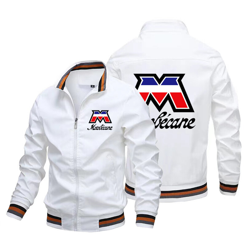 Motobecan-kurtka rowerowa męski, koszulka baseballowa, casualowa kurtka, trencz, styl hiphopowy uliczny, kurtka robocza