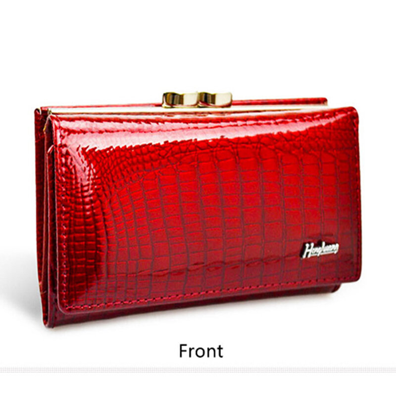 Portafogli in vera pelle per donna portafoglio di design di lusso borse da donna Shiny 2022 Fashion Handbag pochette a serpentina femminile