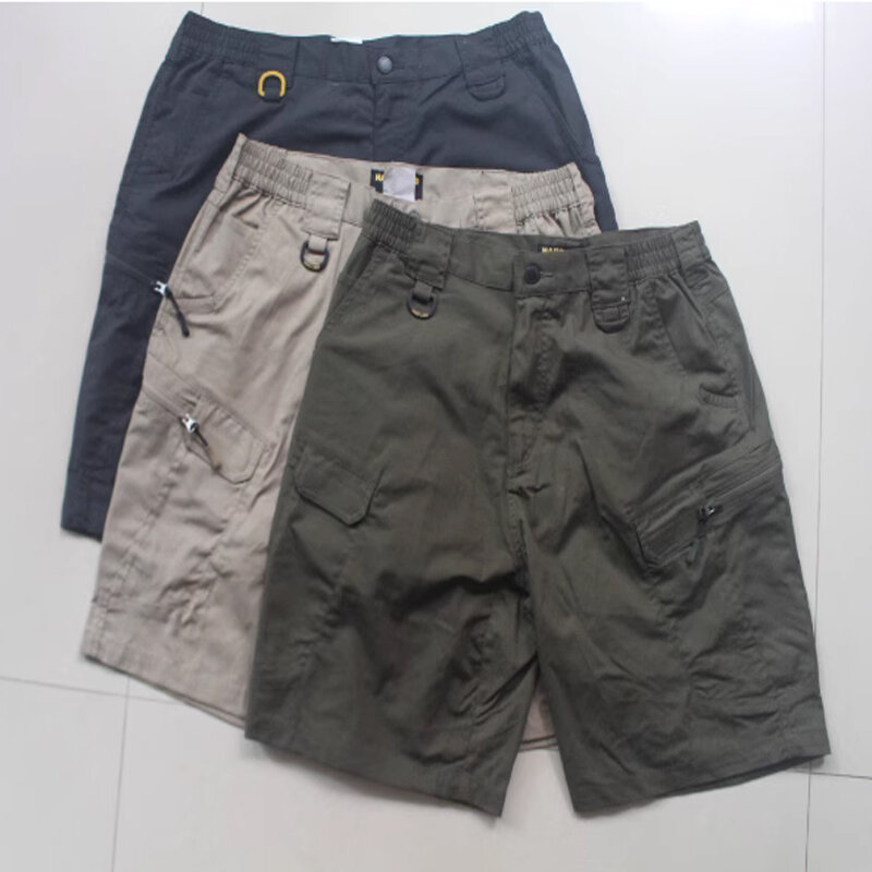 Street hip-hop trend loose shorts for men's summer Instagram super hot Hong Kong style pocket trendy brand Yuwen Le work pants
