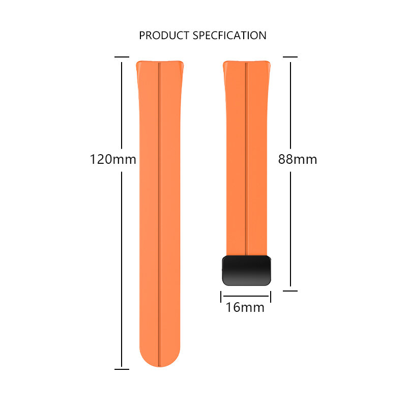 Silicone Strap For Huawei Band 8 Smart Watch Replacement Soft Wristband Magnetic Buckle Bracelet for Huawei Band7 8 Accessories