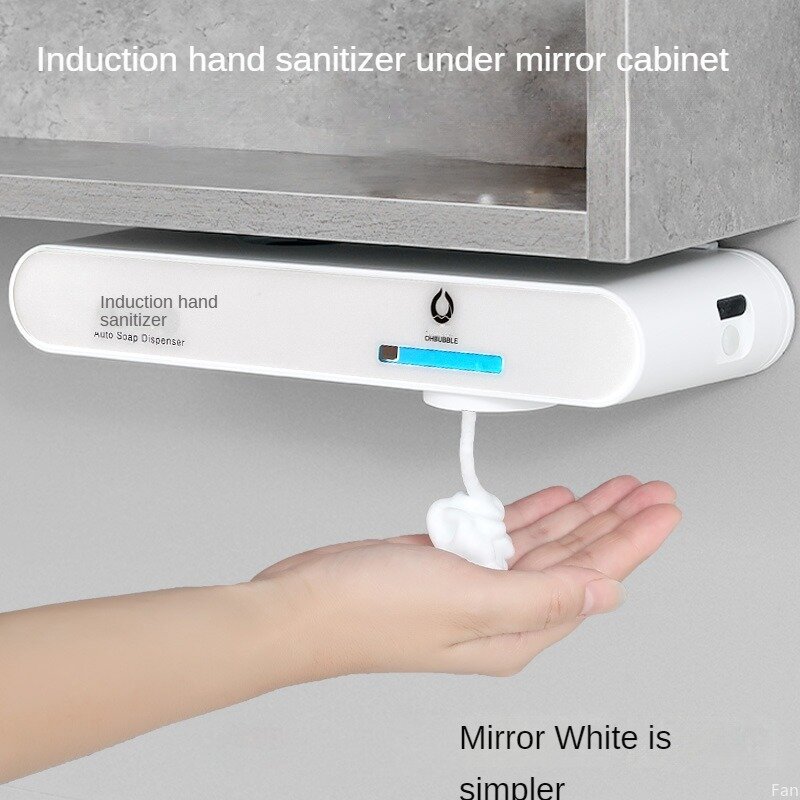 Sensor de lavado a mano para el hogar, dispensador de líquido para lavar platos, recargable, montado en la pared, adecuado para baño, cocina, Espumador, 320-750ml