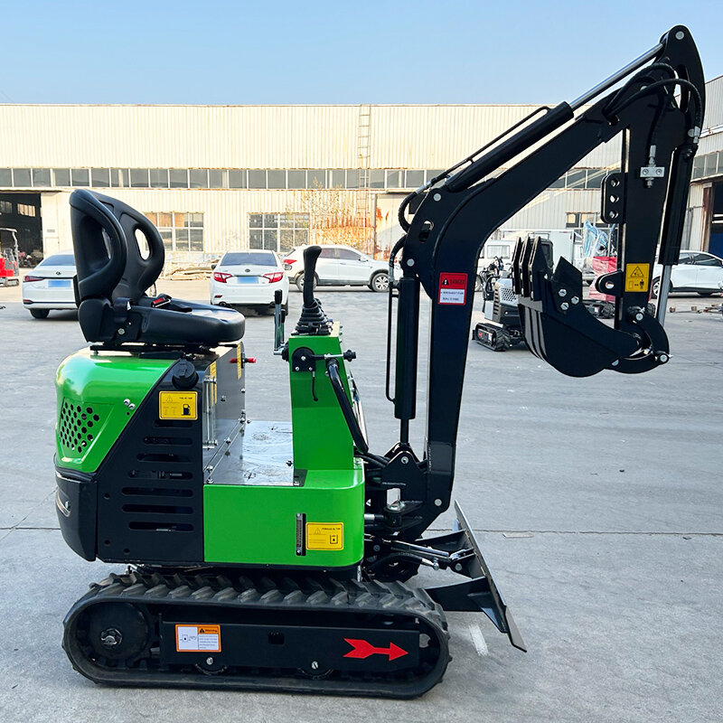 Mesin EPA Cina ekskavator mini peralatan berat 1ton belakang penggali cangkul untuk dijual