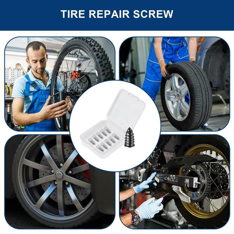 Vacuum Tire Repair Tool Sealing Rubber Nail Screwdriver Car Tire Repair Set Multifunctional Tire Repair Set Automotive Tire