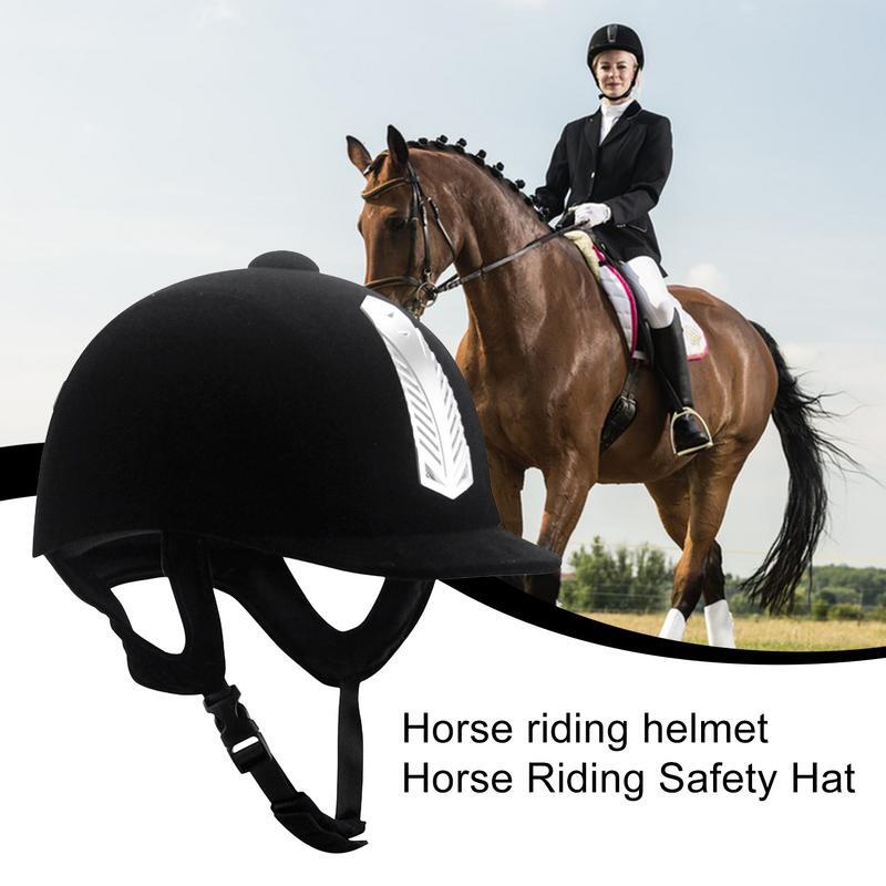 Casco protector para montar a caballo para hombres y mujeres, sombreros de seguridad transpirables para ciclistas ecuestres