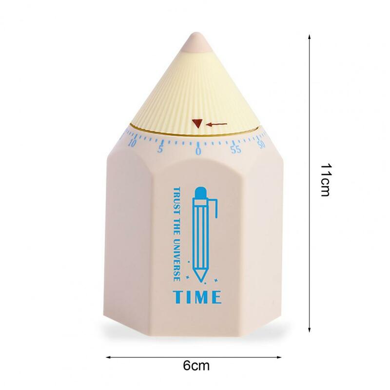 Kitchen Timer Creative Shape Precise Timing Plastic Pencil-shaped Alarm Timer Desktop Ornament for Home