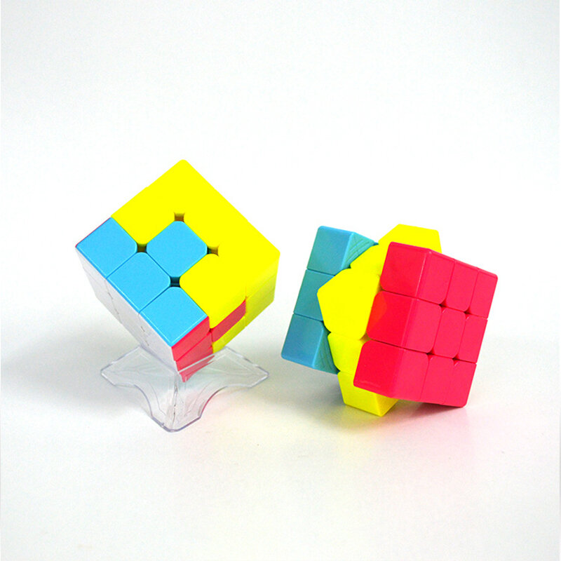 Puzle de enseñanza para niños, Cubo mágico de serie 3x3x3, pudín de unicornio, Bumpy, pequeño sombrero rojo, juego de Cubo mágico, juguetes educativos de velocidad
