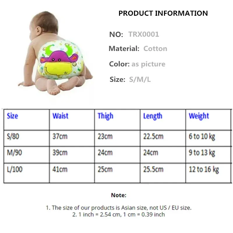 Pantalones de entrenamiento impermeables para bebé, ropa interior de algodón para aprendizaje/estudio, 25 piezas