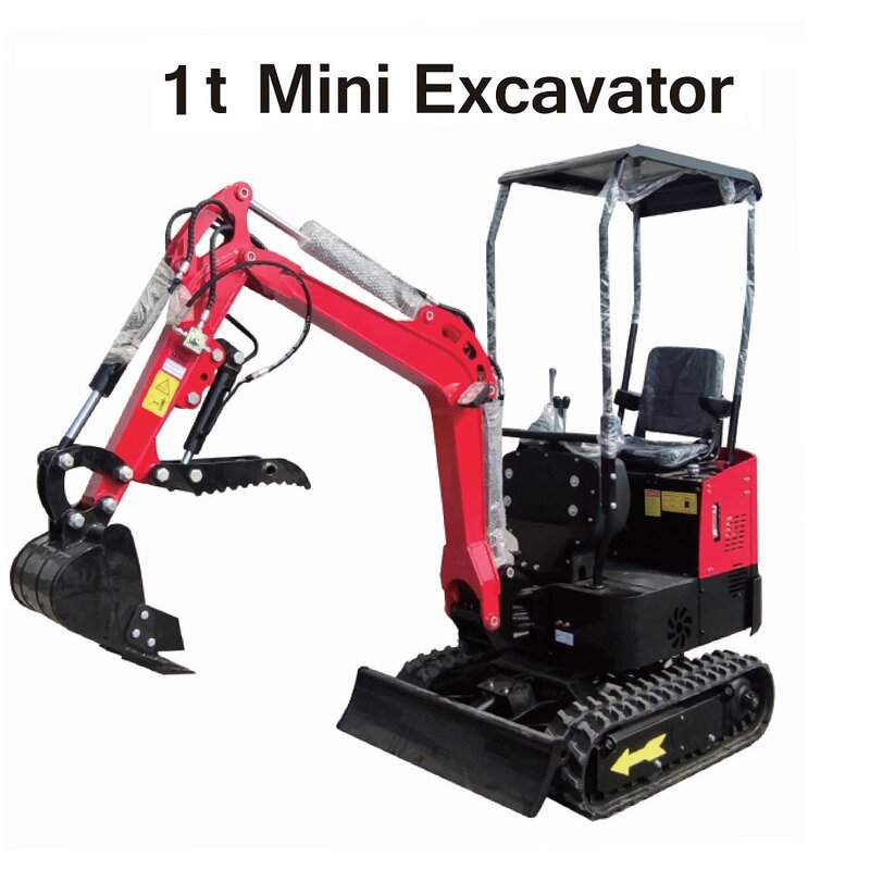 Crawler Mini penggali 0,8ton penggali Mini 1Ton gratis pengiriman CE/EPA/EURO 5 grosir Cina mesin ekskavator mini kompak