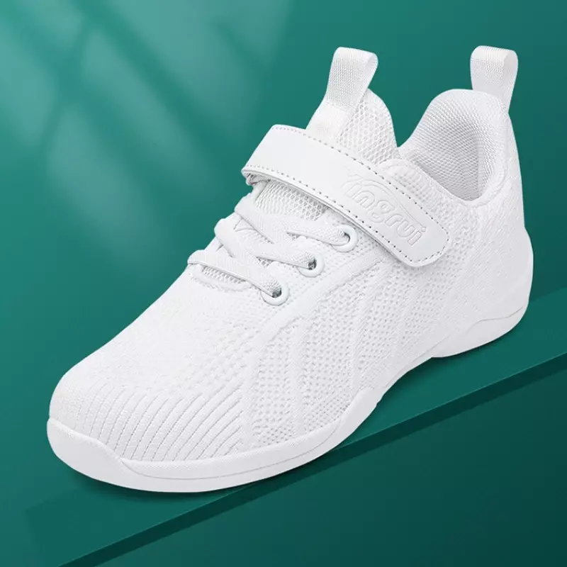 Kids' Sneakers Children's Competitive Aerobics Shoes Soft Bottom Fitness Mesh Shoes Jazz Modern Square Girls Boys Dance Shoes