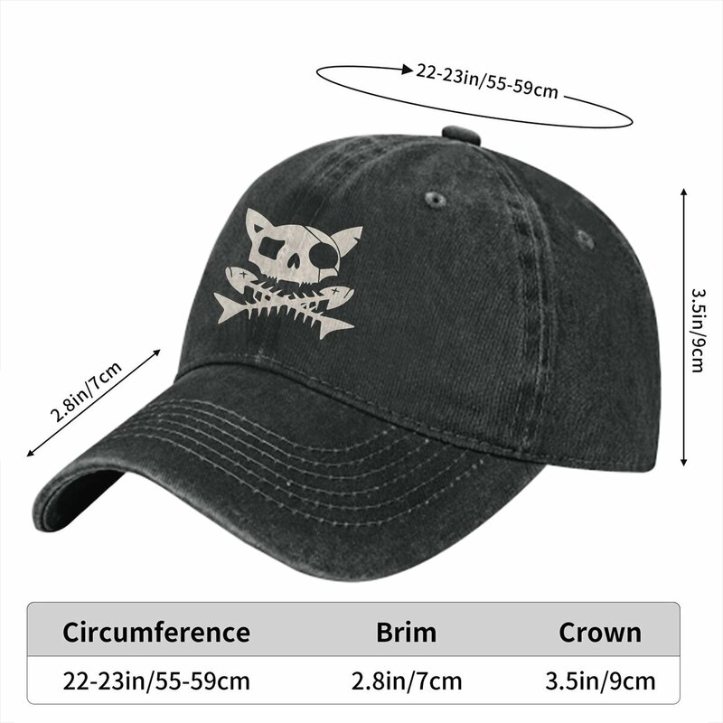 Cats Multicolor Hat Peaked Women's Cap Cat Pirate Jolly Roger Personalized Visor Protection Hats