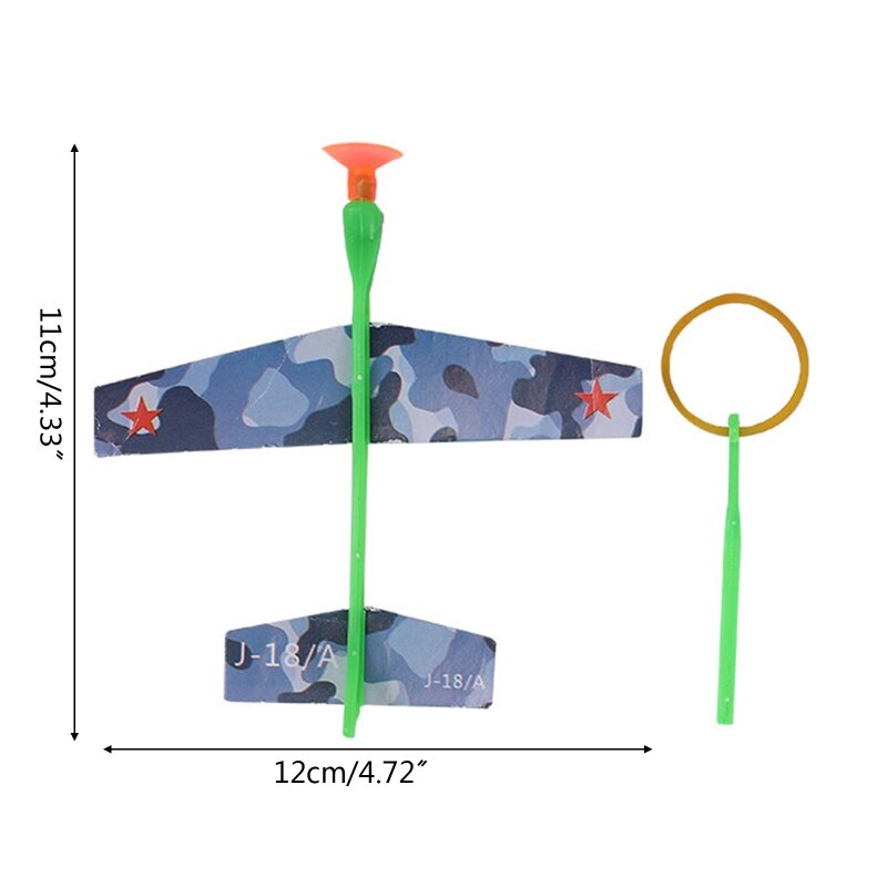 Mainan Model Pesawat Cangkir Isap Plastik Mainan Terbang Mudah Hadiah Gadget Lucu Pesawat Dropship