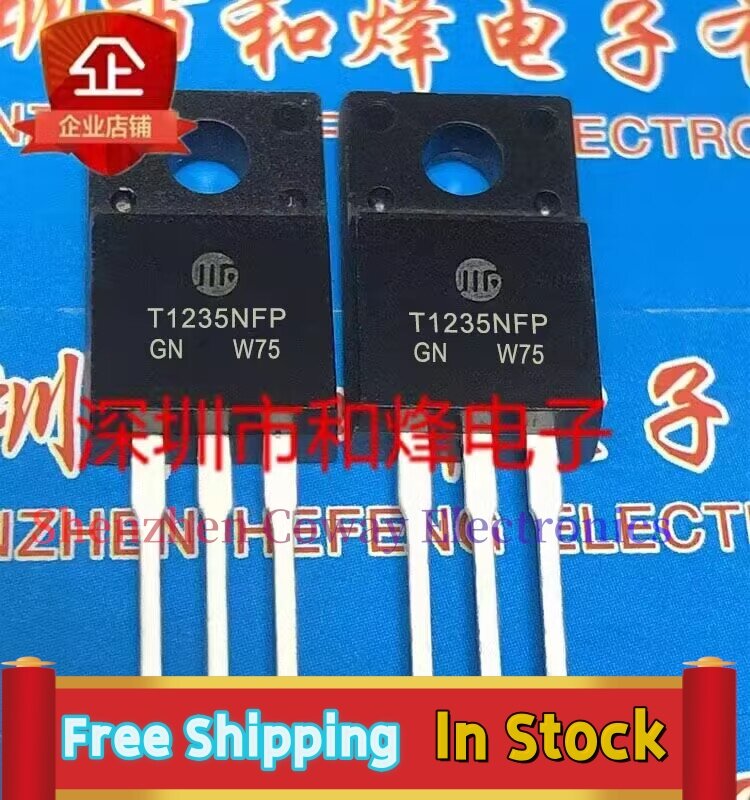 10PCS-30PCS  T1235NFP  12A/800V   TO-220F   In Stock Fast Shipping