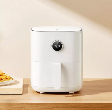 Mijia-Original Smart Air Fryer, Fritadeira Elétrica a Ar sem Óleo, Suporte de Tela OLED, Cozimento 360, 3.5 L, Versão Chinesa