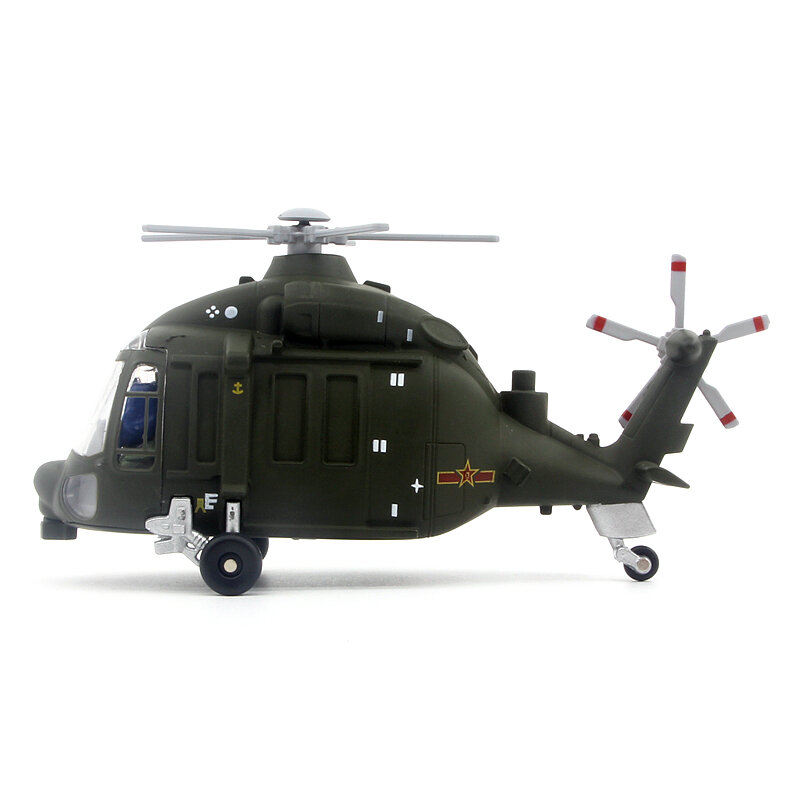 Q Edition Zhuhai Airshow Z20 Helicopter Finished Alloy Aircraft Model Decoration Collection Toy Gifts