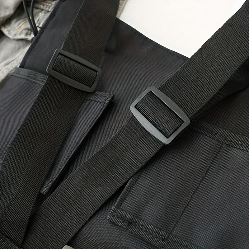 Waist Pack Nylon Adjustable Vest Hip Hop Streetwear Functional Tactical Harness Chest Rig Kanye West Chest Bag