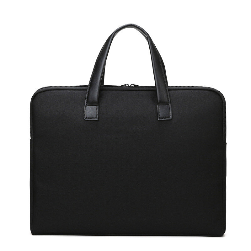 Tas koper bisnis Oxford pria, tas komputer tas berkas tas Kantor Kepala kapasitas besar