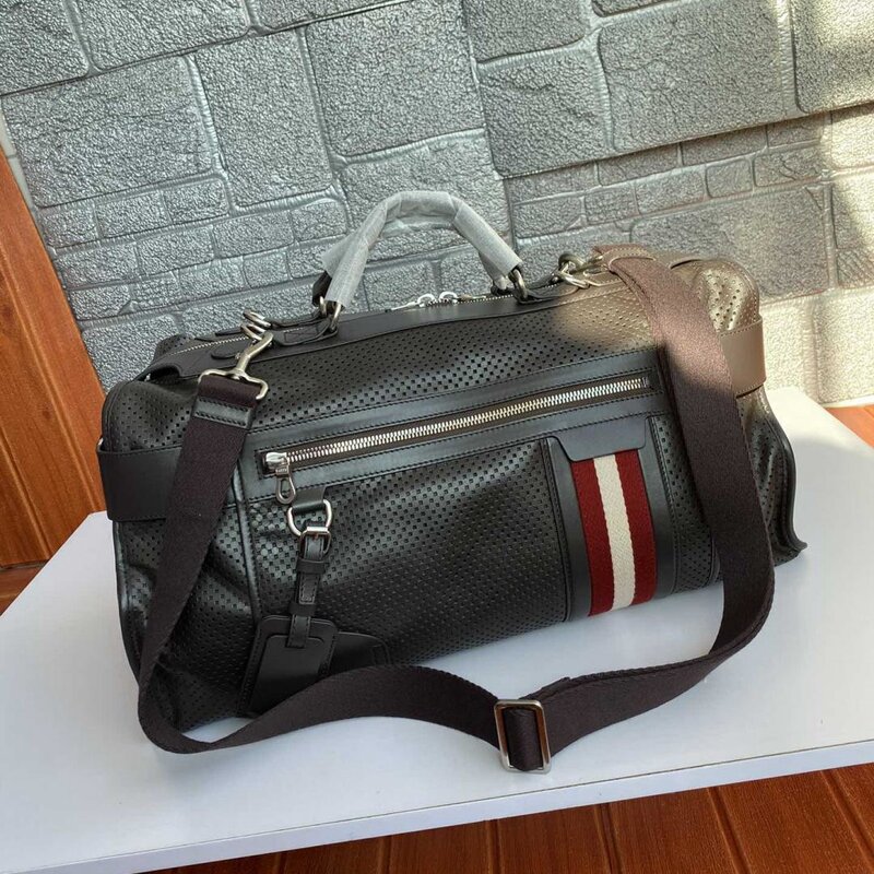Moda B Design biznesowa warstwa zamek błyskawiczny torba podręczna ze skóry bydlęcej męska torebka na bagaż podróżny typu Crossbody