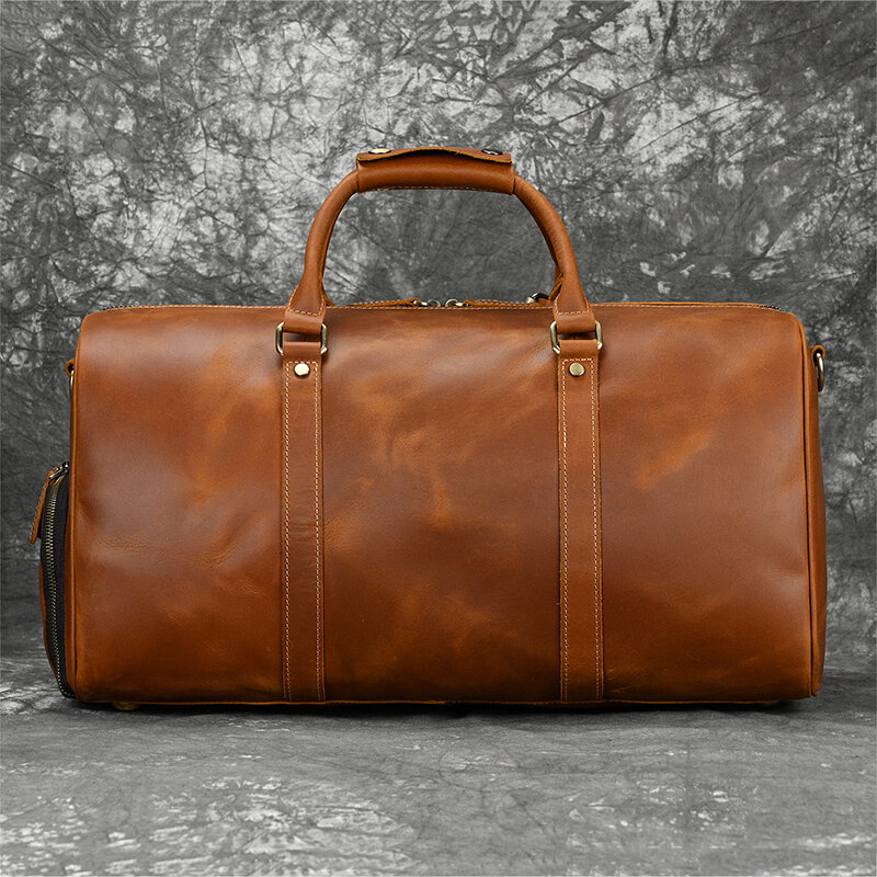 Bolsa de viaje de lujo para hombre, bolso de hombro grande para equipaje de vuelo, Weekender, envío directo, nuevo diseñador