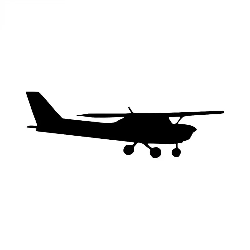 Autocollant de voiture Cessna Plane Scratch-Verde Die Cut, décalcomanies de personnalité, à la mode, créatif, original, drôle