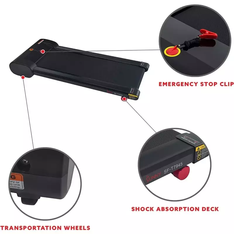Sotto la scrivania Walking Running tapis roulant con telecomando per la casa sicurezza migliorata Freight Free grande attrezzatura per il Fitness