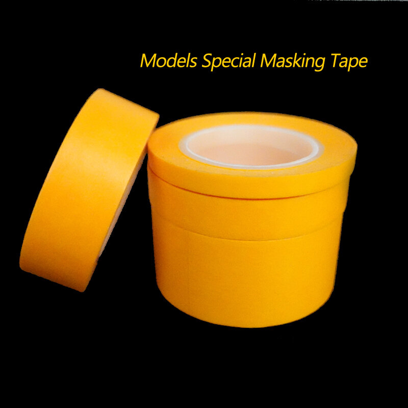 18M 모델 특수 마스킹 테이프 건담 군용 모델 커버/스티커 페인트 장식 공예 도구 범용 액세서리 옐로우