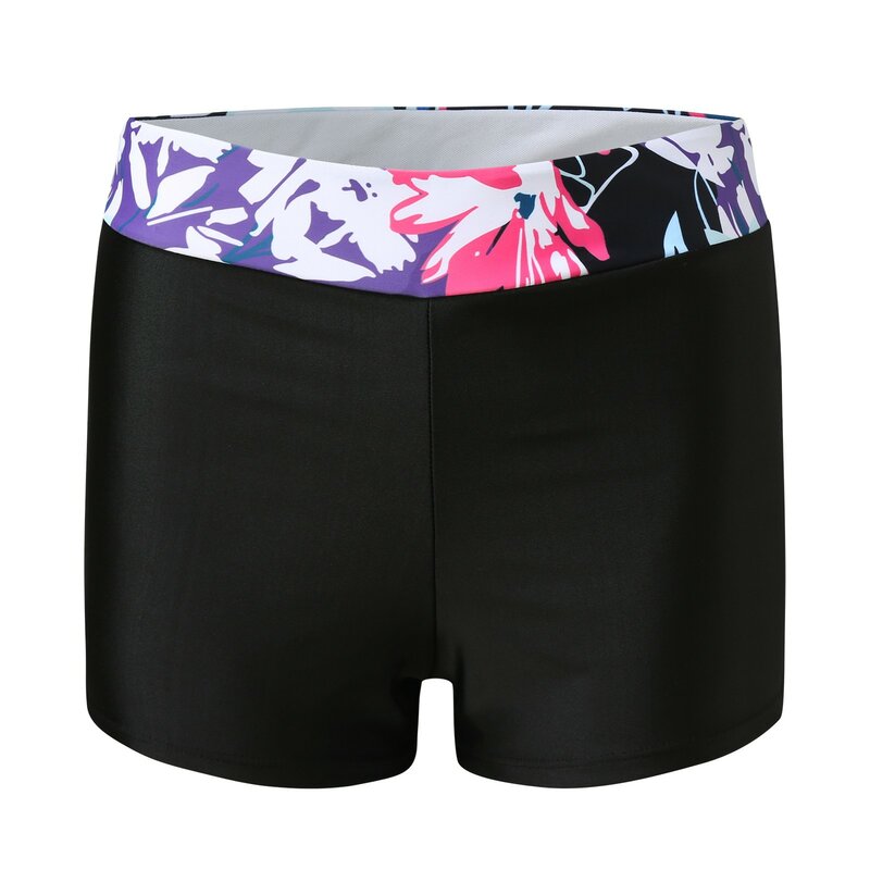 Cintura alta bikini bottoms mulher praia swimshorts verão correndo nadar cuecas shorts casuais tankini shorts feminino