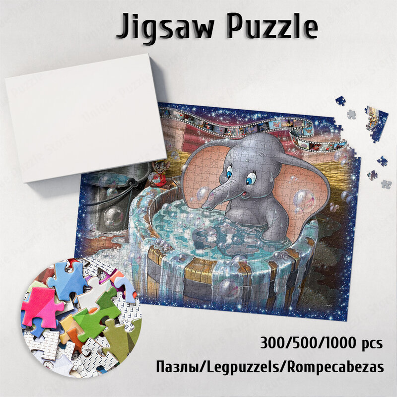Disney Dumbo Collector 'S Edition Legpuzzels Disney Cartoon Diy Grote Puzzel Spel Unieke Ontwerp Speelgoed Cadeau Voor Kinderen Voor volwassenen