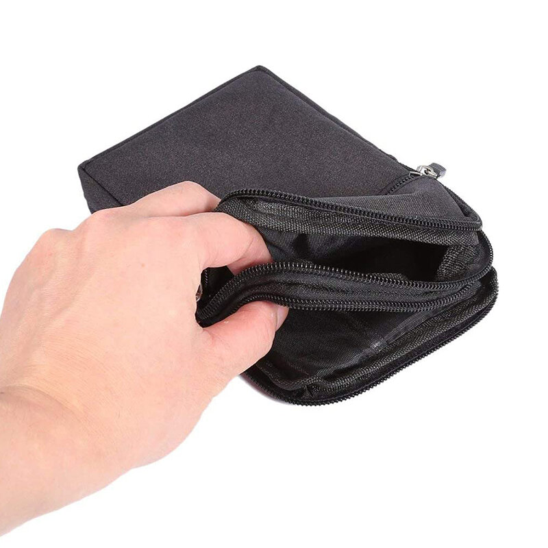 Джинсовая Фотосумка с зажимом для ремня, держатель для ручки, сумка на пояс для занятий спортом на открытом воздухе