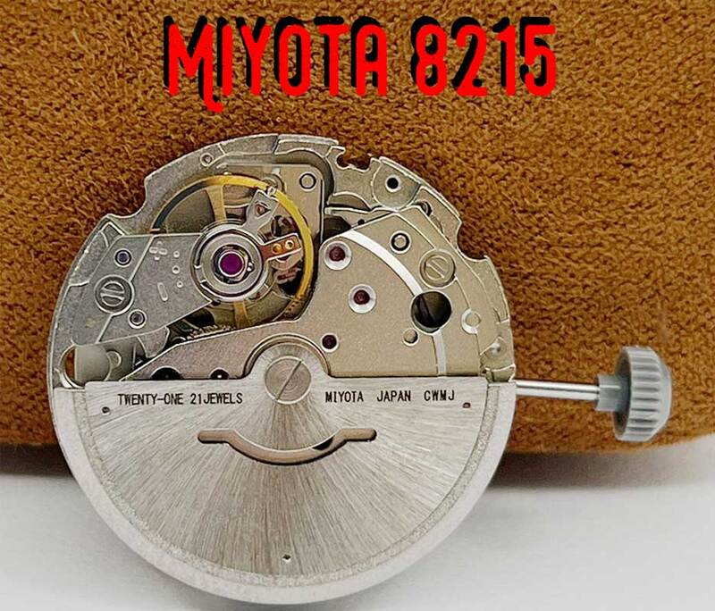 Miyota-mecanismo automático de movimiento de reloj, herramienta de reparación de ventana, 21 joyas, fecha, piezas de repuesto, accesorios de reloj, 8215
