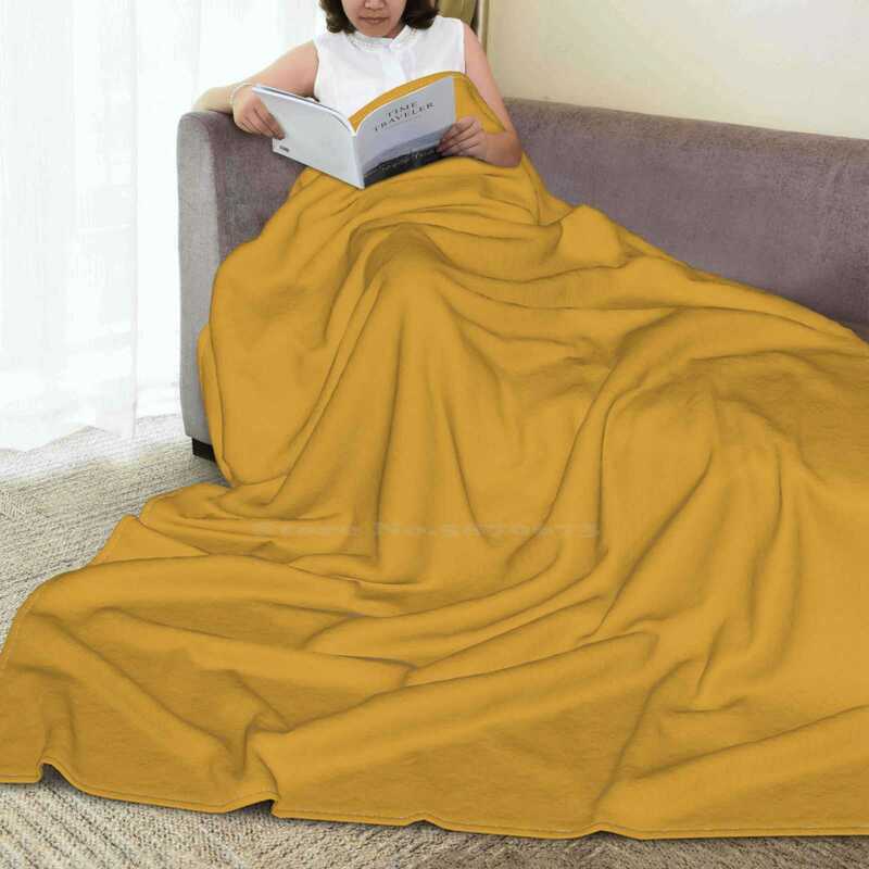Mojito selimut tiga emas, gaya tren lucu mode lembut melempar kuning