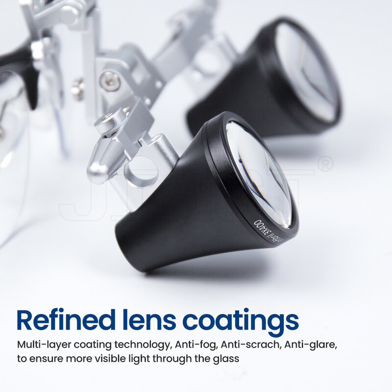 Lupas brillantes de marca, marco de aleación aeroespacial ligero, vidrio Schott, mayor claridad y durabilidad, recubrimientos de lentes refinados