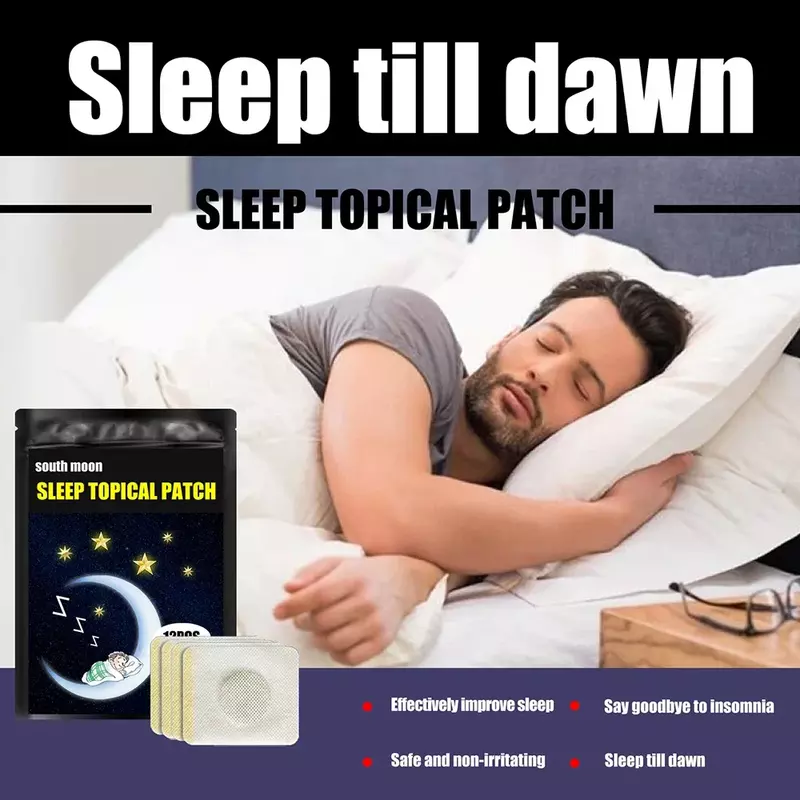 36 Stuks Slaaphulppleisters Bevorderen Een Goede Nachtrust Stimuleert Slapeloosheid Verlichting Verbetert De Slaapkwaliteit Lichaamsverzorgingsstickers Voor Volwassenen