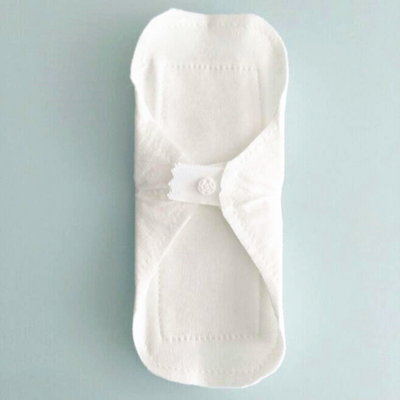 3 Buah/Lot Bantalan Menstruasi Dapat Dicuci Pembalut Wanita Dapat Digunakan Kembali Bantalan Katun Serbet Kain Panty Liner Tipis untuk Wanita Kebersihan Wanita