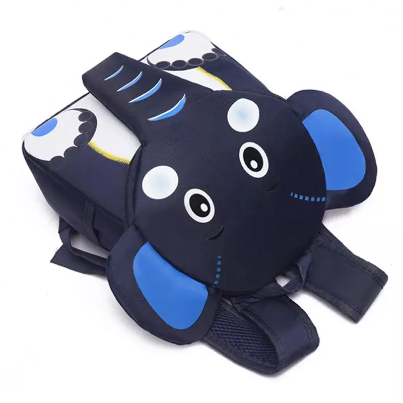 Mochila escolar con diseño de elefante 3D para niños, mochilas escolares ligeras para niños y niñas, plecak szkolny