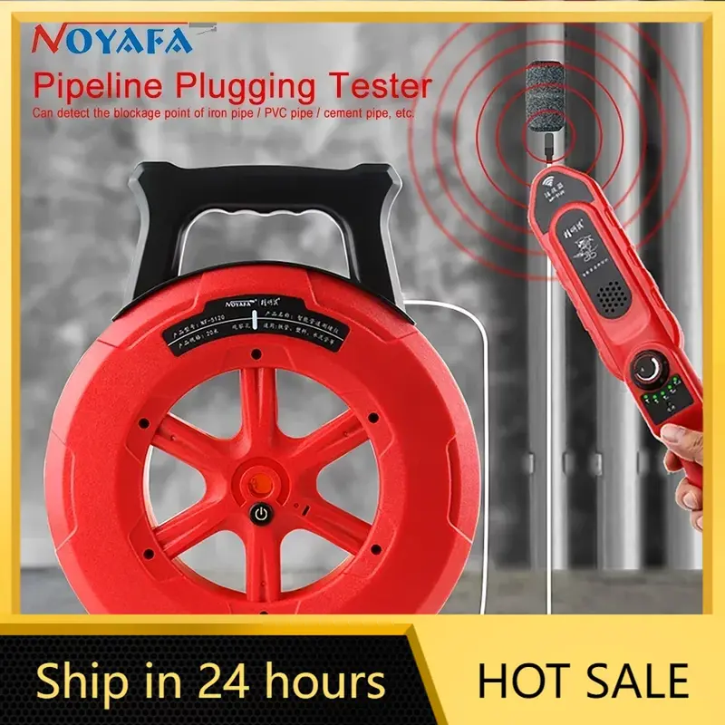 Noyafa-Detector de bloqueo de tuberías de hierro, herramienta de diagnóstico, escáner de tuberías, instrumento de plomería de bloqueo, NF-5120/5130