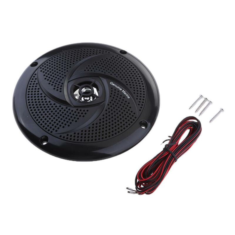 6.5 inch Marine Stereo Boat Speakers Amplified Full Range Stereo Sound Weather