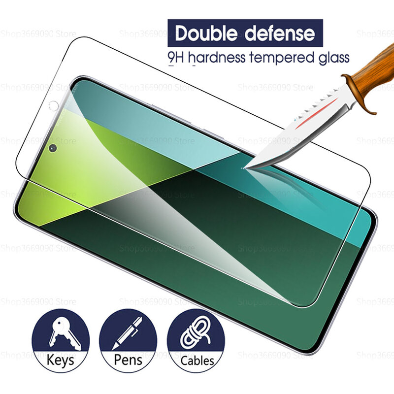 1-4Pcs Protective Glass For Xiaomi Redmi Note 13 Pro Screen Protector For Redmi Note13 Pro Note13Pro 4G 5G Armor Tempered Film