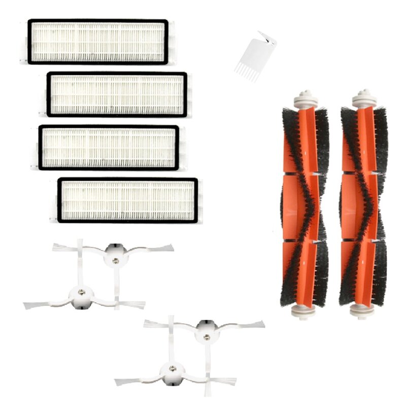 Hepa Filter + Zijborstel + Hoofdborstel Voor Xiaomi Vacuüm Voor Roborock S1 S2 S50 Robot Stofzuiger Onderdelen Accessoires