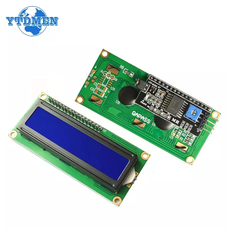 LCD1602 1602 LCD Module Blue Screen Character Display Module PCF8574 IIC/I2C Interface 5V for Arduino