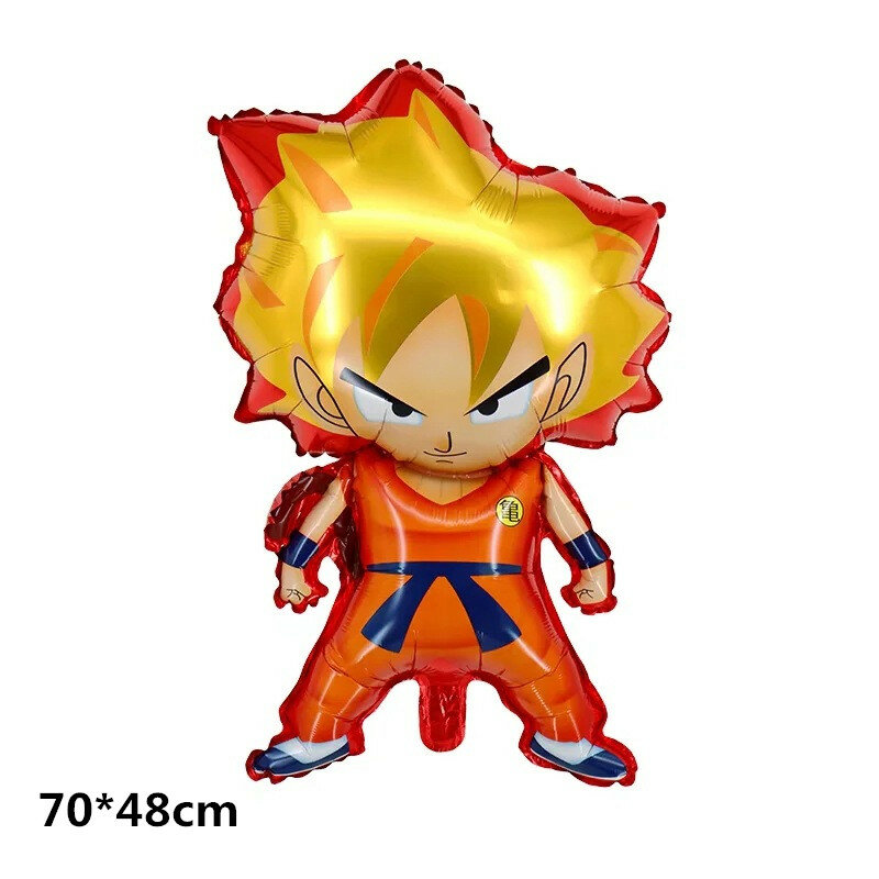 1Set Dragon Ball Goku Foil Balloons Holiday Party Decoration Baby Shower Inflation Helium Globos Boy Birthday DIY Party Supplies