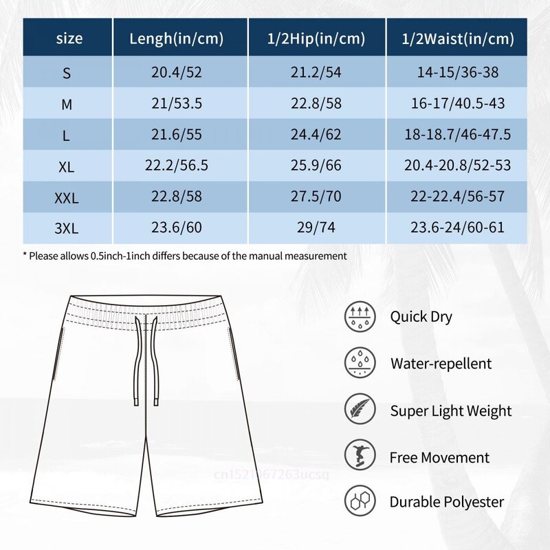 2023 Summer Polyester Panama Country Flag 3D Printed Men's Board Shorts Beach Pocket Running Summer Pants