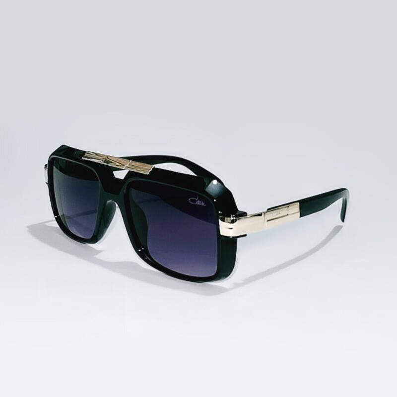 CAZAL-gafas de sol originales MOD663 para hombre y mujer, lentes de sol con marco de aleación de oro, con degradado, informales, de lujo, clásicas, para pareja