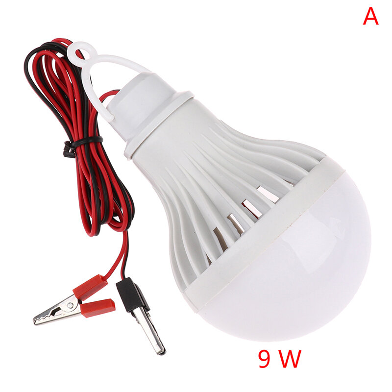 Ampoule LED Portable pour Tente de Camp Extérieur, Lampe de Nuit, 9W, 12W, 12V