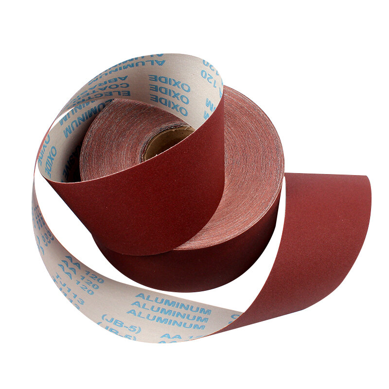 5 Meters Emery Cloth Roll Abrasive Paper Sandpaper for Grinding Polishing Tools 80/100/120/150/180/240/320/400/600 Grit