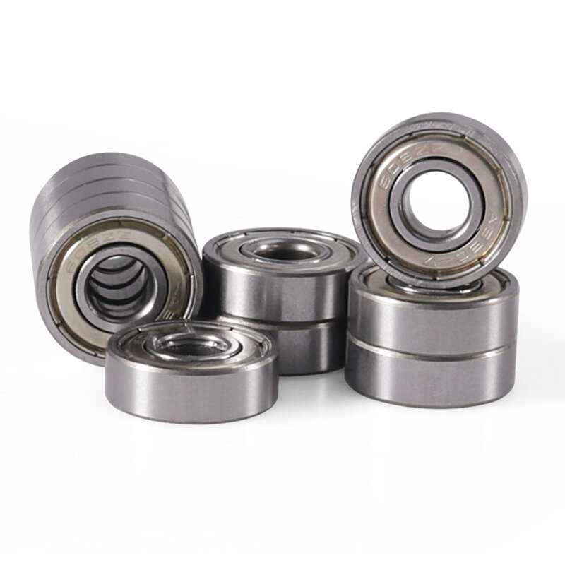 10PCS double shield miniature high carbon steel bearing 608zz 623zz 624zz  635zz 626zz 688zz 3D printer parts 608Rs  608 Bearing