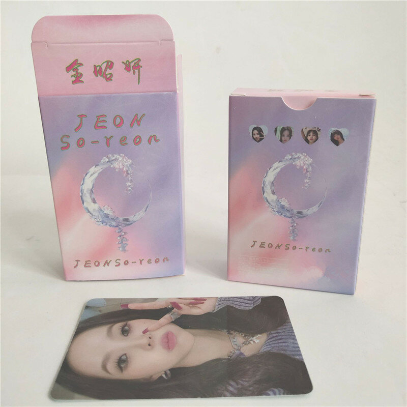 50 Stks/set Kpop Gidle Nieuw Album Lomo Kaart Lied Yuqi Minnie Zhao Meiyan Ye Shuhua Quan Zhaoyan Cadeau Ansichtkaart Fotokaart Laserkaart
